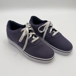 Heelys Men's Launch 20 Canvas Skating Sneakers Size 9 Blue Shoes‎ HE100755